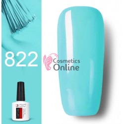 Oja Semipermanenta GDCOCO UV / LED de 8ml Cod 822a Sky Blue + 1 Gel UV color de 5g Cadou